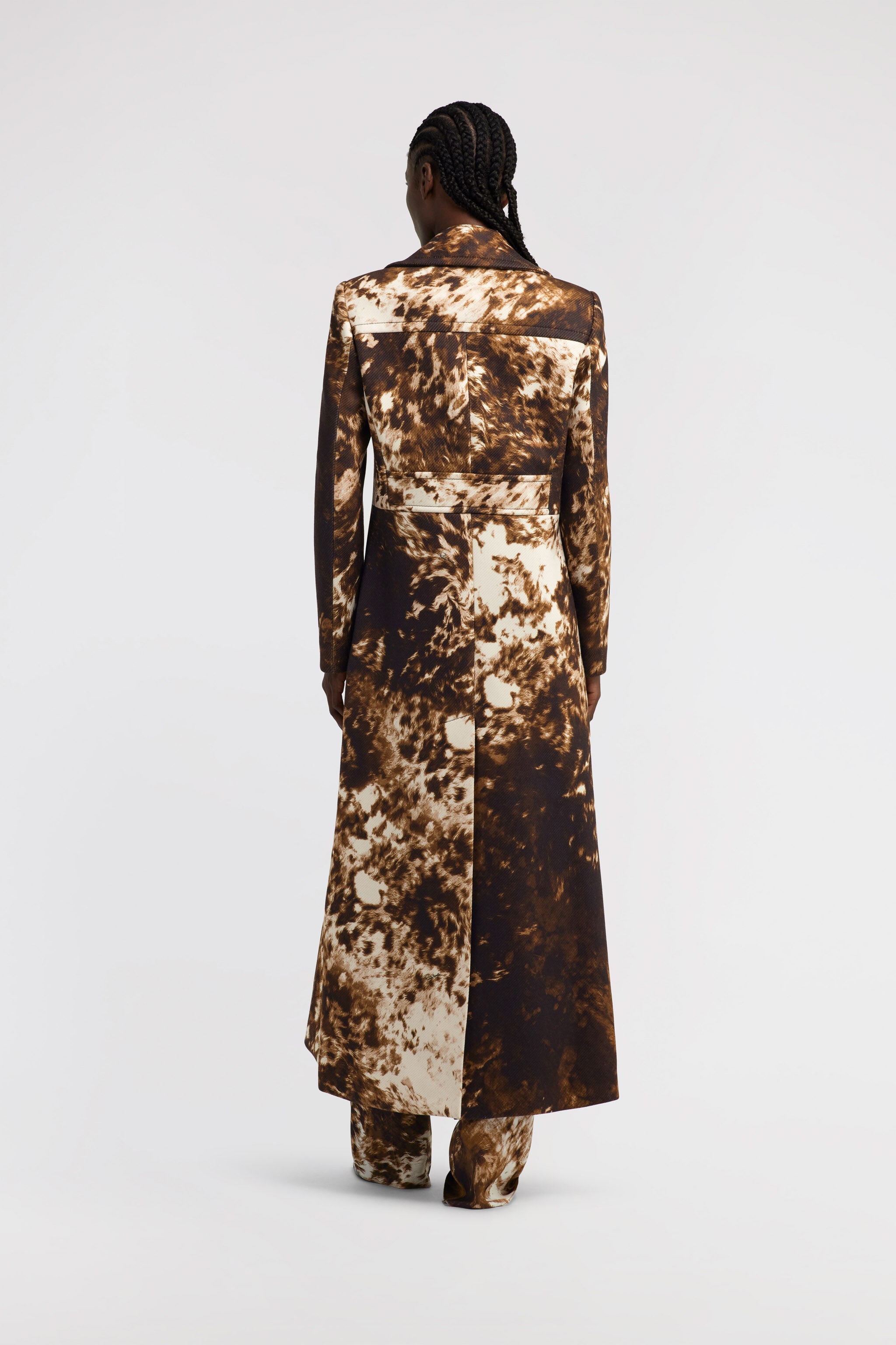 RC Appaloosa Print double-breasted Trench RC Appaloosa Print double-breasted Trench Brown TKT505-9MN08