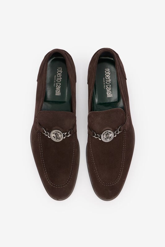 RC Brauner Wildleder-Loafer DARK BROWN QOS00H-PC001