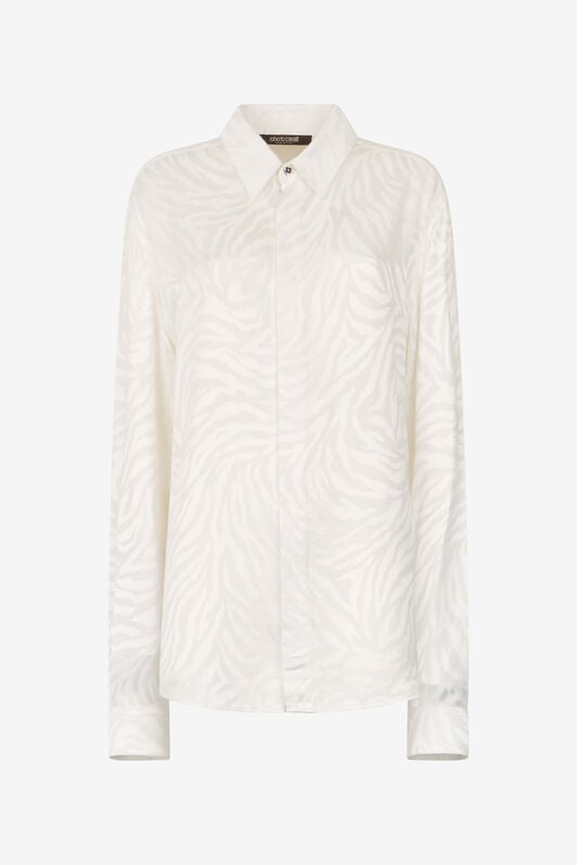 RC Long Shirt With Tiger Skin Print RC Long Shirt With Tiger Skin Print White URT700-DJ097
