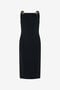 RC Robe fourreau noire ornée de serpents RC Robe fourreau noire ornée de serpents BLACK WWT123-KU013