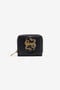 JC Wallet With Snakes And Logo JC Wallet With Snakes And Logo Black TFP038-TF497