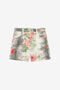 JU Short À Imprimé White Tigresse Et Roses JU Short À Imprimé White Tigresse Et Roses MULTICOLOR ZEBRA ROS UJT26B-6DO47