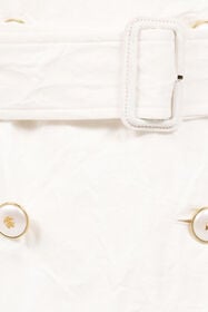 RC Leopard-pattern cotton jacquard trench coat WHITE WQT503-CH090