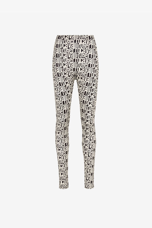 RC Logo-Print Leggings RC Logo-Print Leggings Black/White RKT25A-LNH82