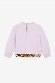 JU RC Monogram Cotton Sweatshirt Purple RJT90H-CF050