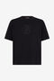 RC Schwarzes T-Shirt mit Ton-in-Ton-Logo RC Schwarzes T-Shirt mit Ton-in-Ton-Logo BLACK TOT60E-FT223