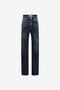 RC Animalier Patchwork-Print Appliqué Straight-Leg Jeans RC Animalier Patchwork-Print Appliqué Straight-Leg Jeans Dark blue ORJ265-VT008