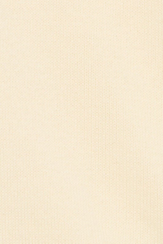 JU Light Yellow Cardigan With Monogram RC MILKY WHITE UJM60B-MG001