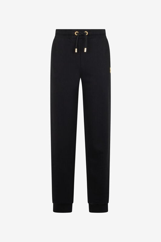 RC Joggers Neri in Cotone con Monogram RC RC Joggers Neri in Cotone con Monogram RC BLACK SOT20G-CF008