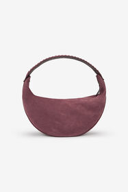 RC Burgundy Soft Shoulder Bag With RC Monogram BURGUNDY TOB00B-PZ563