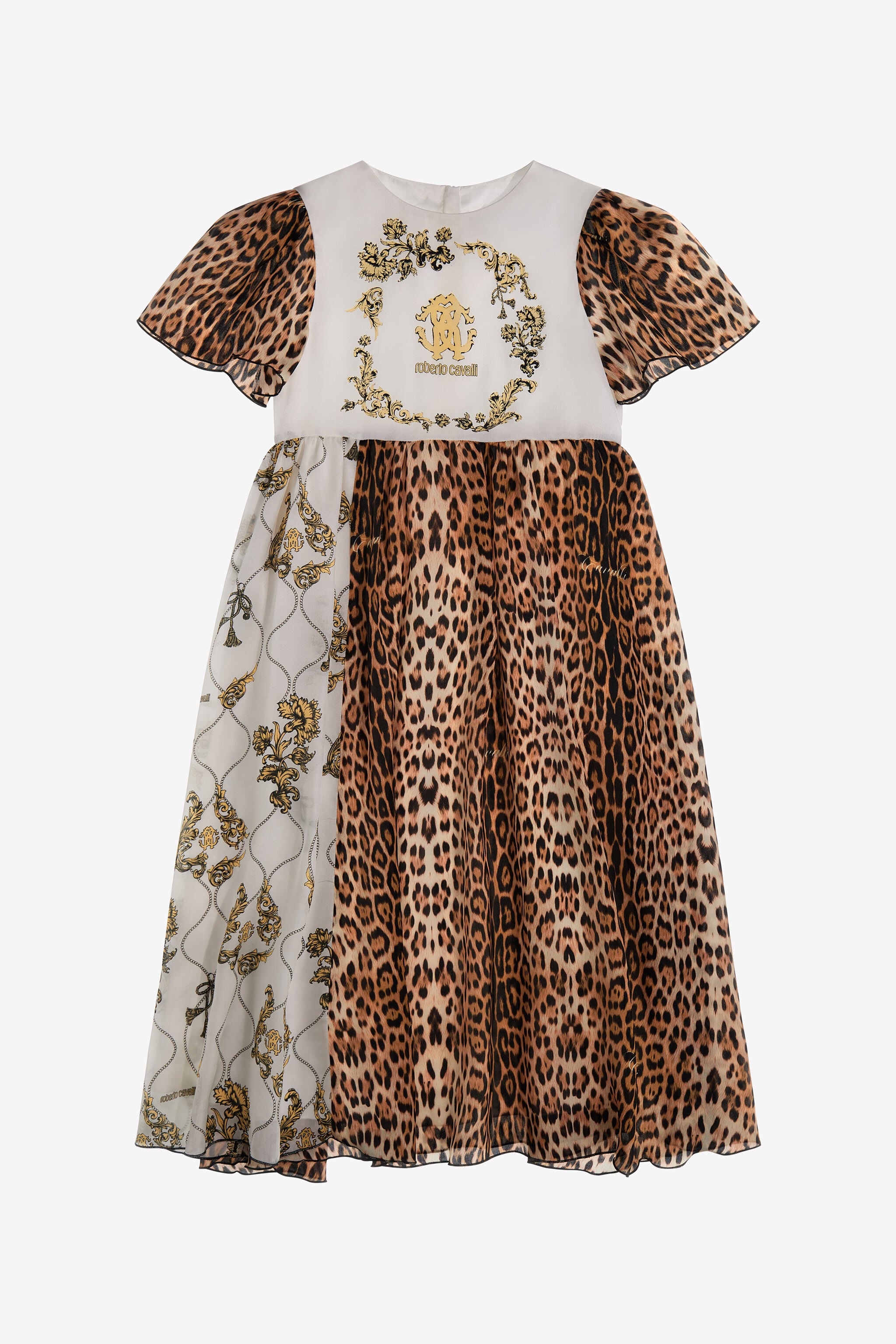 JU Kleid mit Jaguarmuster JU Kleid mit Jaguarmuster Hellbraun SJT122-2NI69
