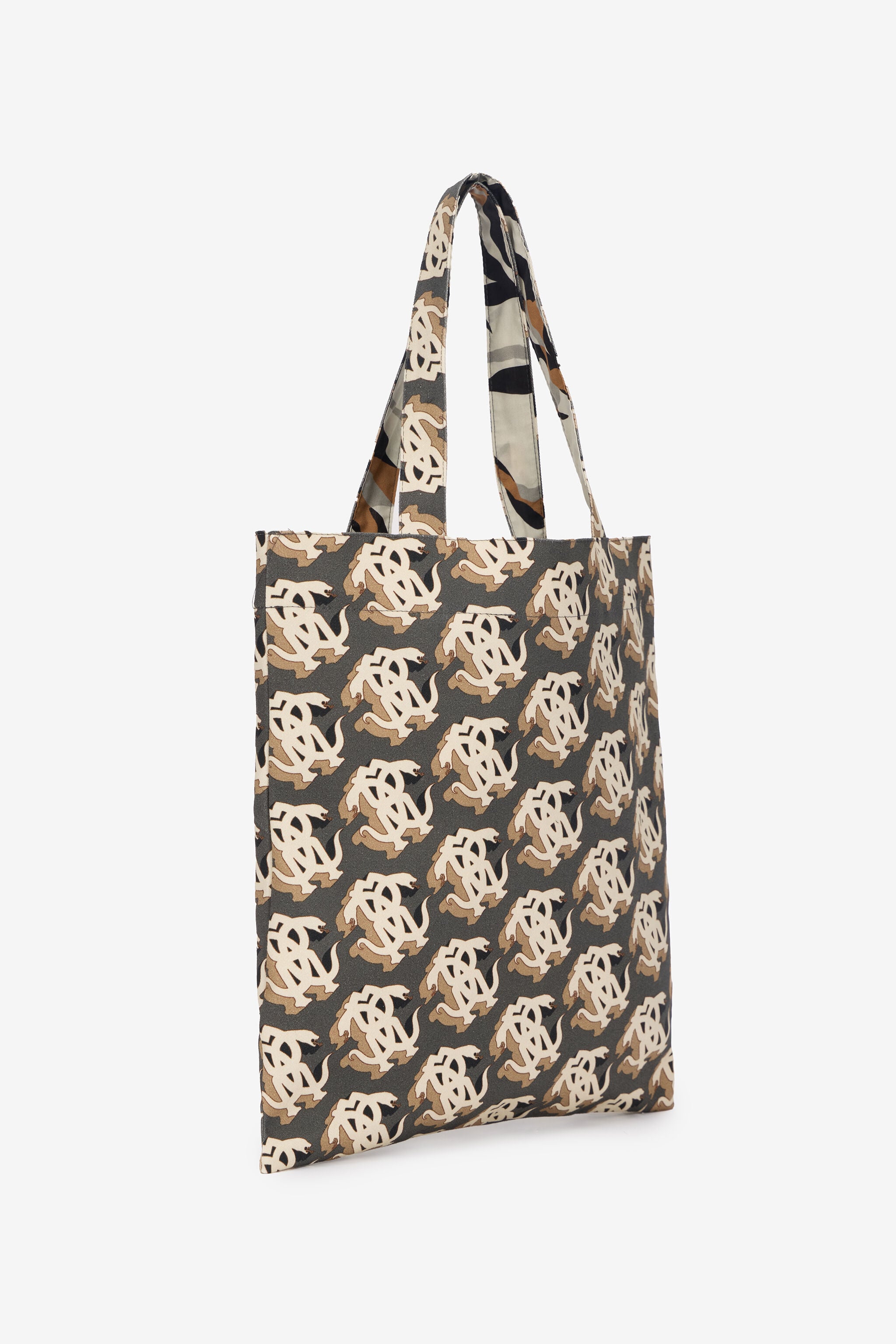 RC Bolso Shopper Con Monograma Mirror Snake BLACK/MULTICOLOR POB01E-DAQ67