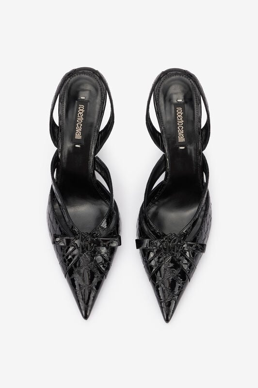 RC Crocodile Slingbacks RC Crocodile Slingbacks Black UKS010-PZV97