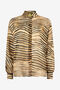 JC Chemise À Imprimé Tiger Skin JC Chemise À Imprimé Tiger Skin Marron clair UFT148-UF214