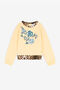 JU Baumwoll-Pullover mit RC Monogramm JU Baumwoll-Pullover mit RC Monogramm Gelb RJT900-CF050