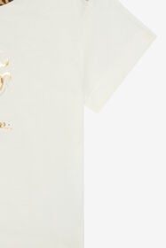 JU T-shirt en coton avec détail MILKY WHITE VJT607-JD001