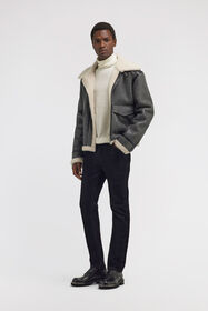 RC Regular Turtleneck Sweater White SRM621-MA006