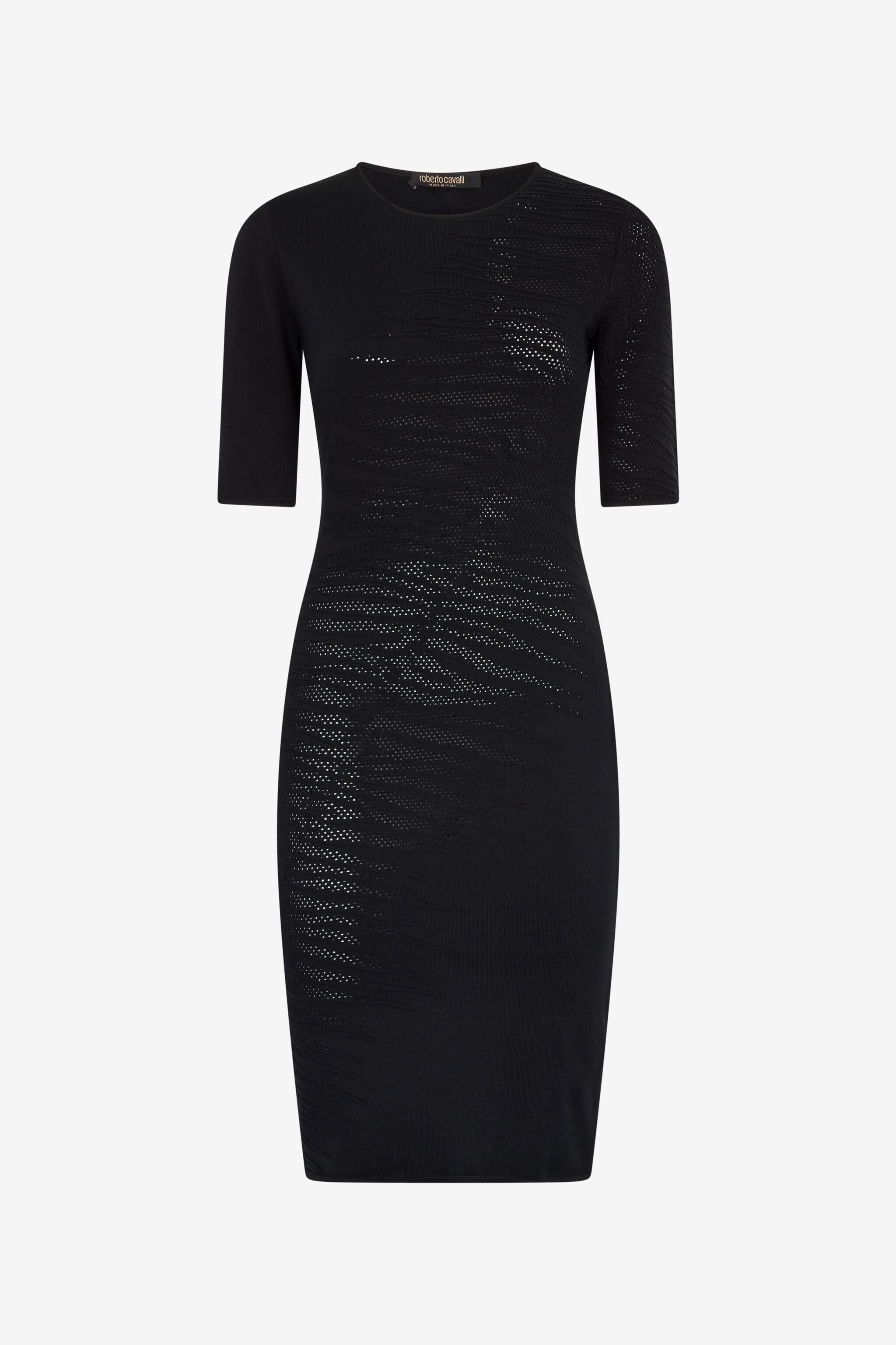 RC Vestido Midi Con Calado RC Vestido Midi Con Calado Negro UKM101-MQ014