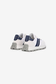 RC White Sneakers With RC Logo WHITE/BLUE QOS00F-PZA81