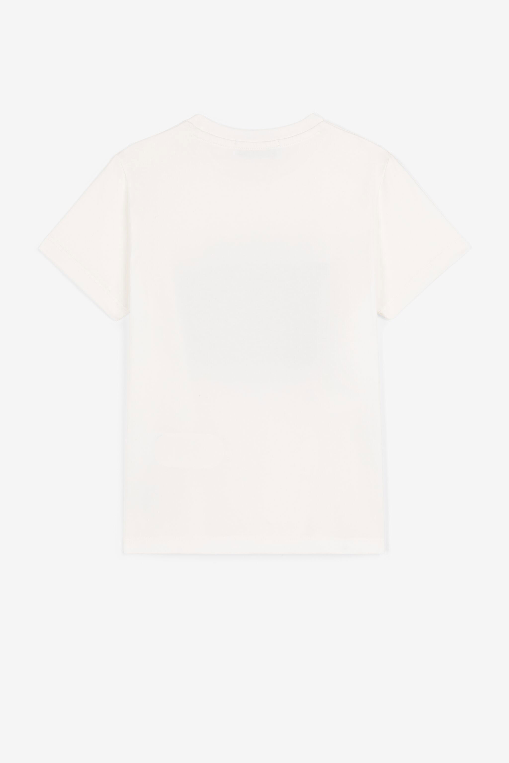 JU T-Shirt mit animalischem Patchwork-Print JU T-Shirt mit animalischem Patchwork-Print Weiß PJT60E-JV025