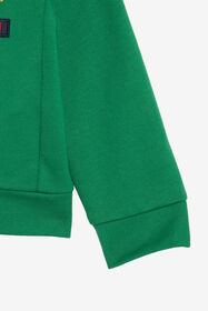 JU Felpa con cappuccio in cotone GREEN VJT695-CF050