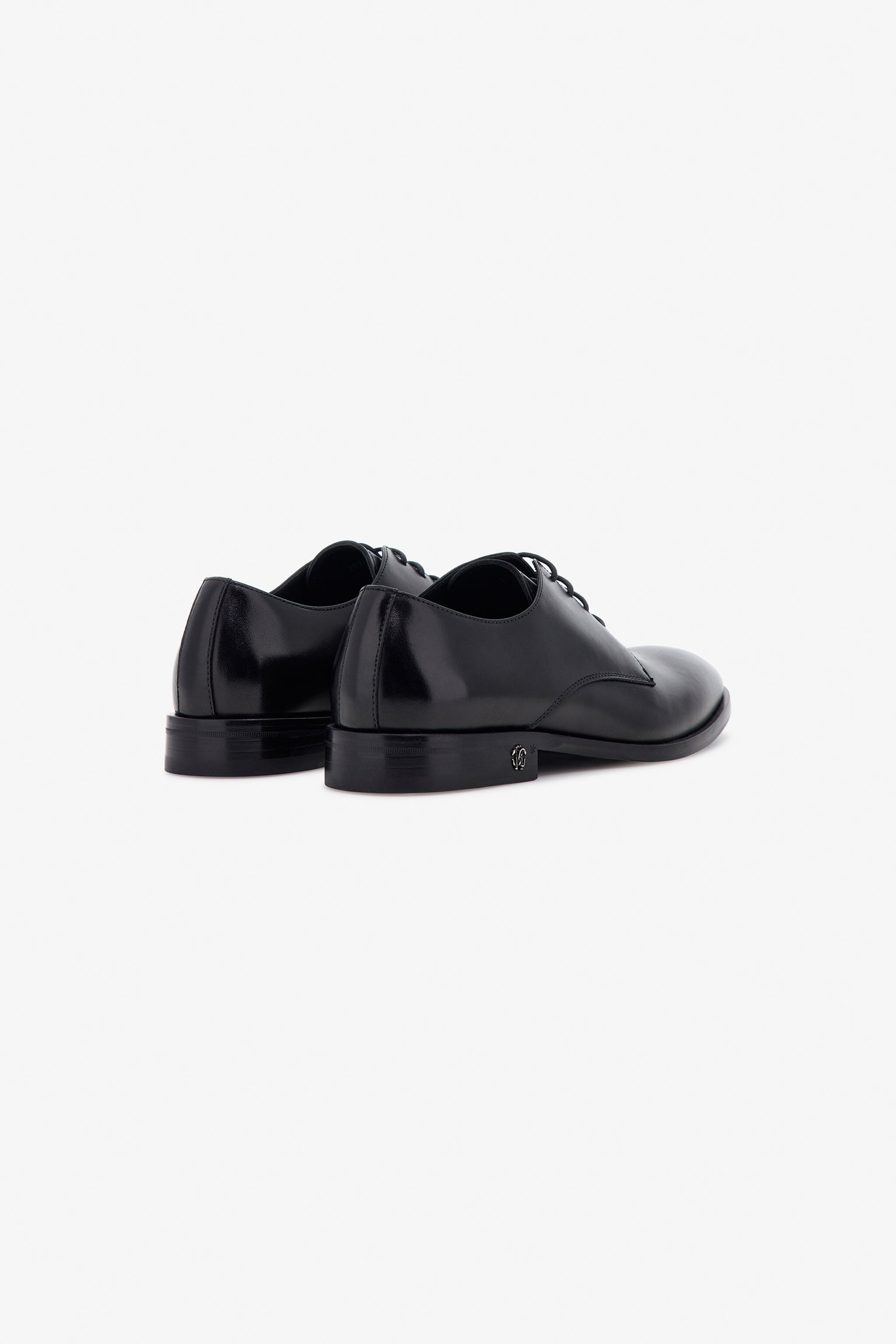 RC Black Shoes Laced Up Monogram RC RC Black Shoes Laced Up Monogram RC Black TRS031-PZ03A