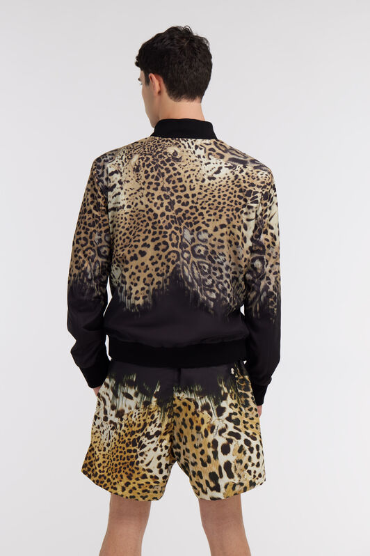RC Jaguar Skin print bomber jacket Light Brown SRT460-5RL43