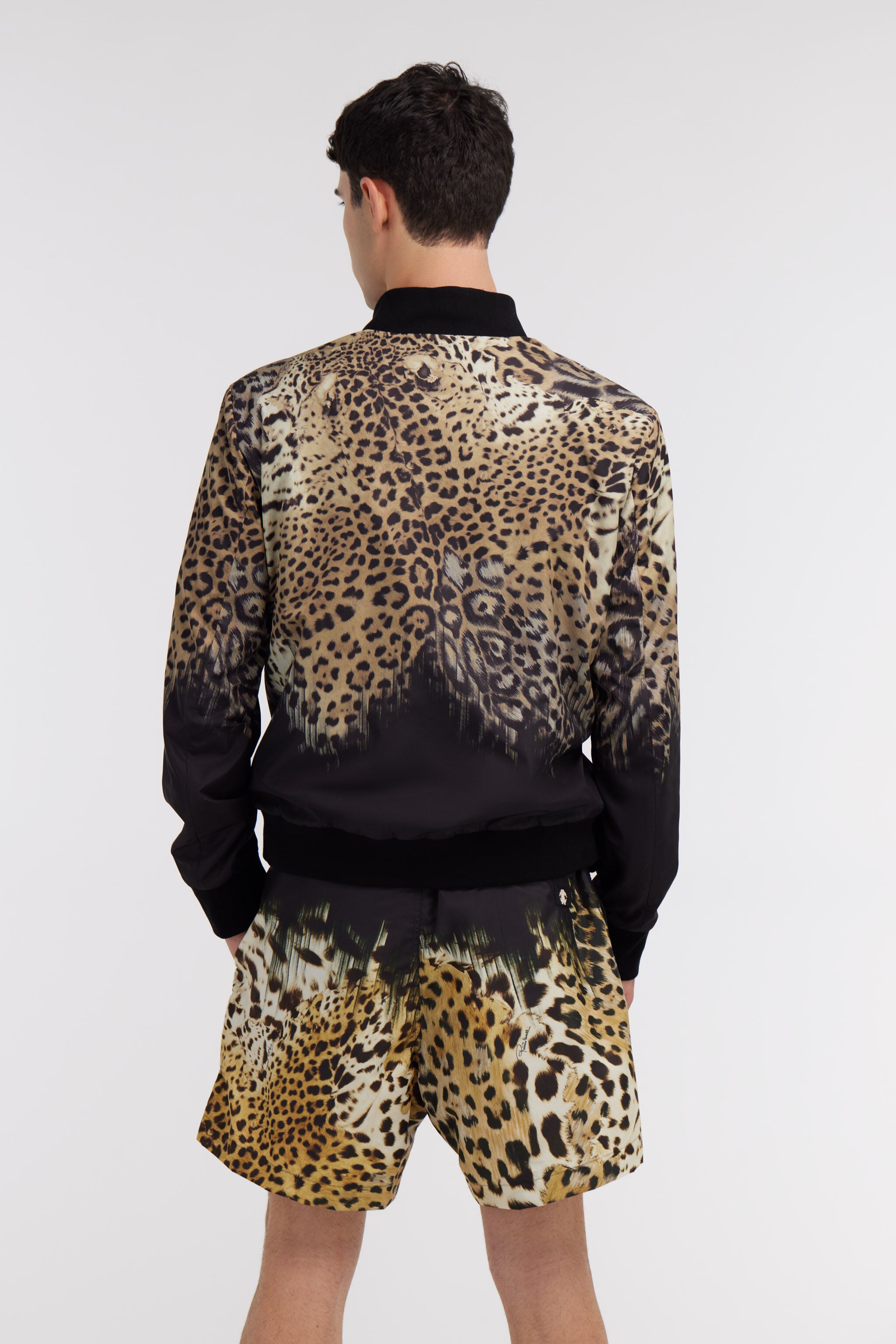 RC Jaguar Skin print bomber jacket Light Brown SRT460-5RL43