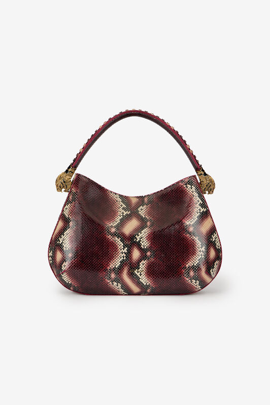 RC Roar Bag Python Print Shoulder Bag RC Roar Bag Python Print Shoulder Bag BORDEAUX/ROSSO TKB022-PZ02S
