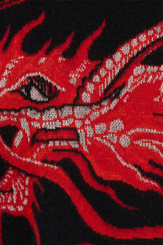 RC Black Sweater with Red and White Dragon RC Black Sweater with Red and White Dragon BLACK WHITE RED VNM603-MQ013