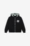 JU Cotton Zip Hoodie JU Cotton Zip Hoodie BLACK WJT66I-CF050