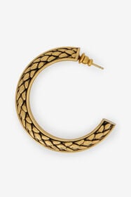 RC Gold Serpentine Earrings RC Gold Serpentine Earrings OLD GOLD WKG006-AM001