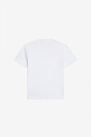 JU Weißes T-Shirt mit gesticktem Logo WHITE XJT61B-JD001