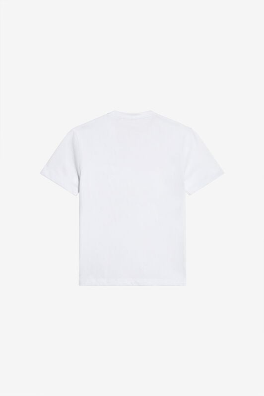 JU Weißes T-Shirt mit gesticktem Logo JU Weißes T-Shirt mit gesticktem Logo WHITE XJT61B-JD001