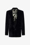 RC Blazer with Broccato Print RC Blazer with Broccato Print Black TRT410-VL102