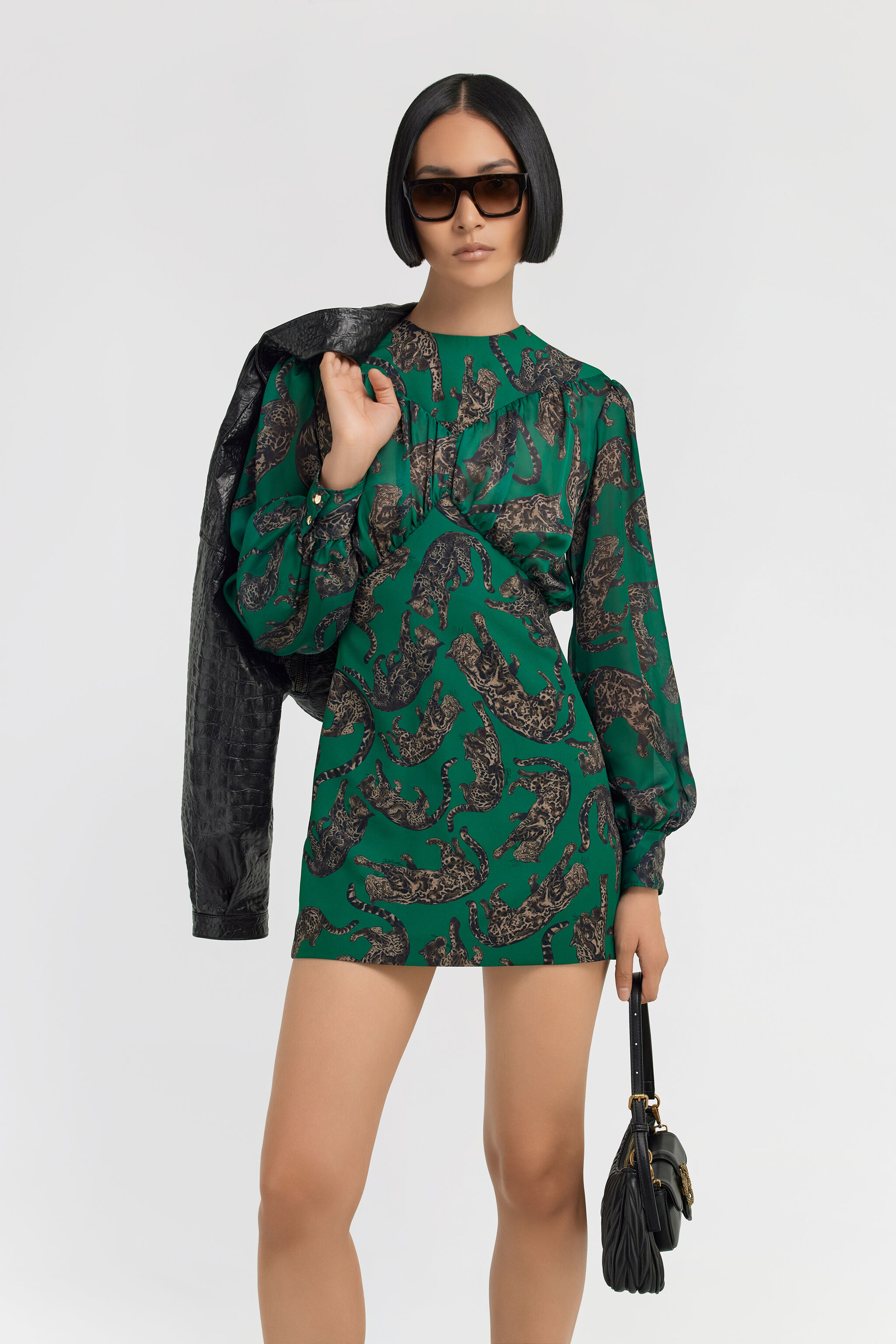 Just Cavalli Dress in Green for Women | Roberto Cavalli®