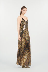 RC Vestido con estampado Jaguar NATURAL WKT102-VXQ71