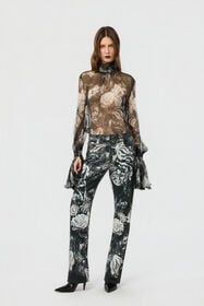 RC Jeans Con Estampado Fiammingo Flowers BLACK/GREY XWJ203-DAT77