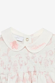 JU Printed Bodysuit And Headband Set Pink UJT813-JFO36