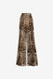 RC Ocelot-Print Wide-Leg Velvet Trousers RC Ocelot-Print Wide-Leg Velvet Trousers Light brown PWT205-3RF33