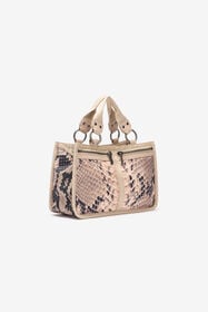 RC Sac Milano À Imprimé Marron clair ULL008-IL020