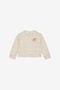 JU Sweat-Shirt À Imprimé Tiger Skin Et Monogramme RC JU Sweat-Shirt À Imprimé Tiger Skin Et Monogramme RC Ivoire UJT665-5OO44