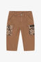 JU Pantalon cargo à Logo RC JU Pantalon cargo à Logo RC Marron clair TJT237-CE035