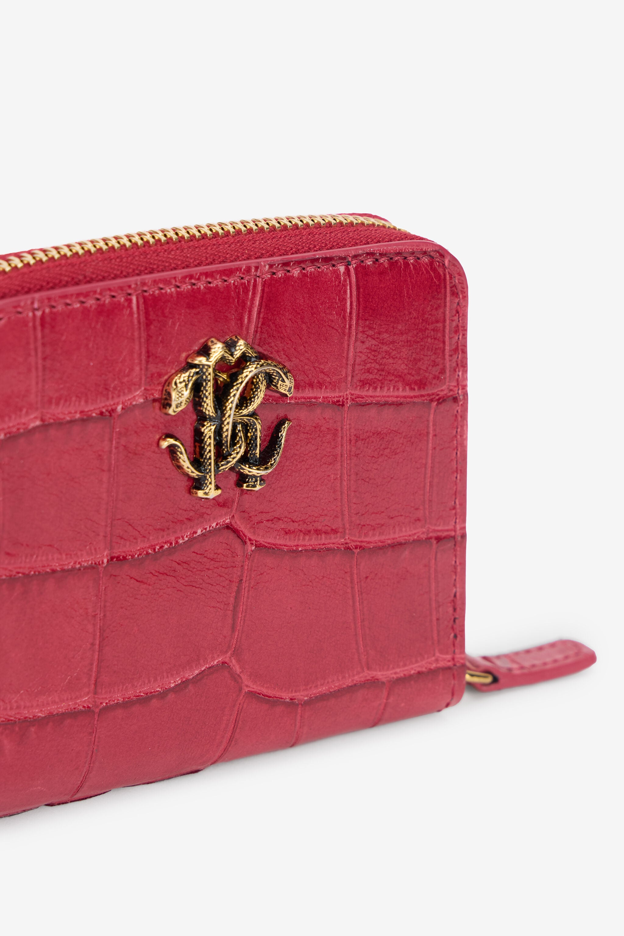 RC Small Crocodile-Effect Wallet ROSA ANTICO 112309 SKA003-PZ975