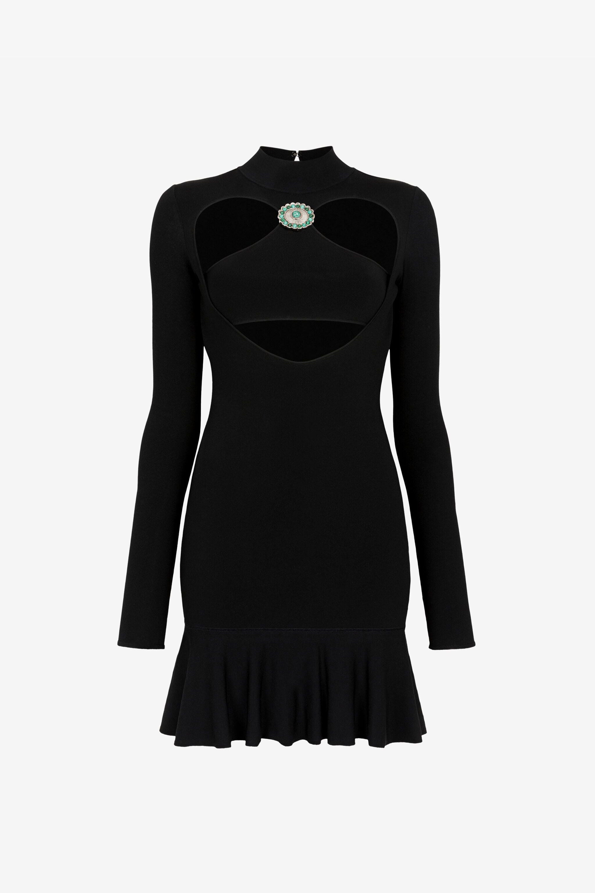RC Cut-Out Flared Mini Dress RC Cut-Out Flared Mini Dress Black RKM106-MG011