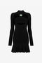 RC Mini-robe évasée à découpes sur le buste RC Mini-robe évasée à découpes sur le buste Noir RKM106-MG011