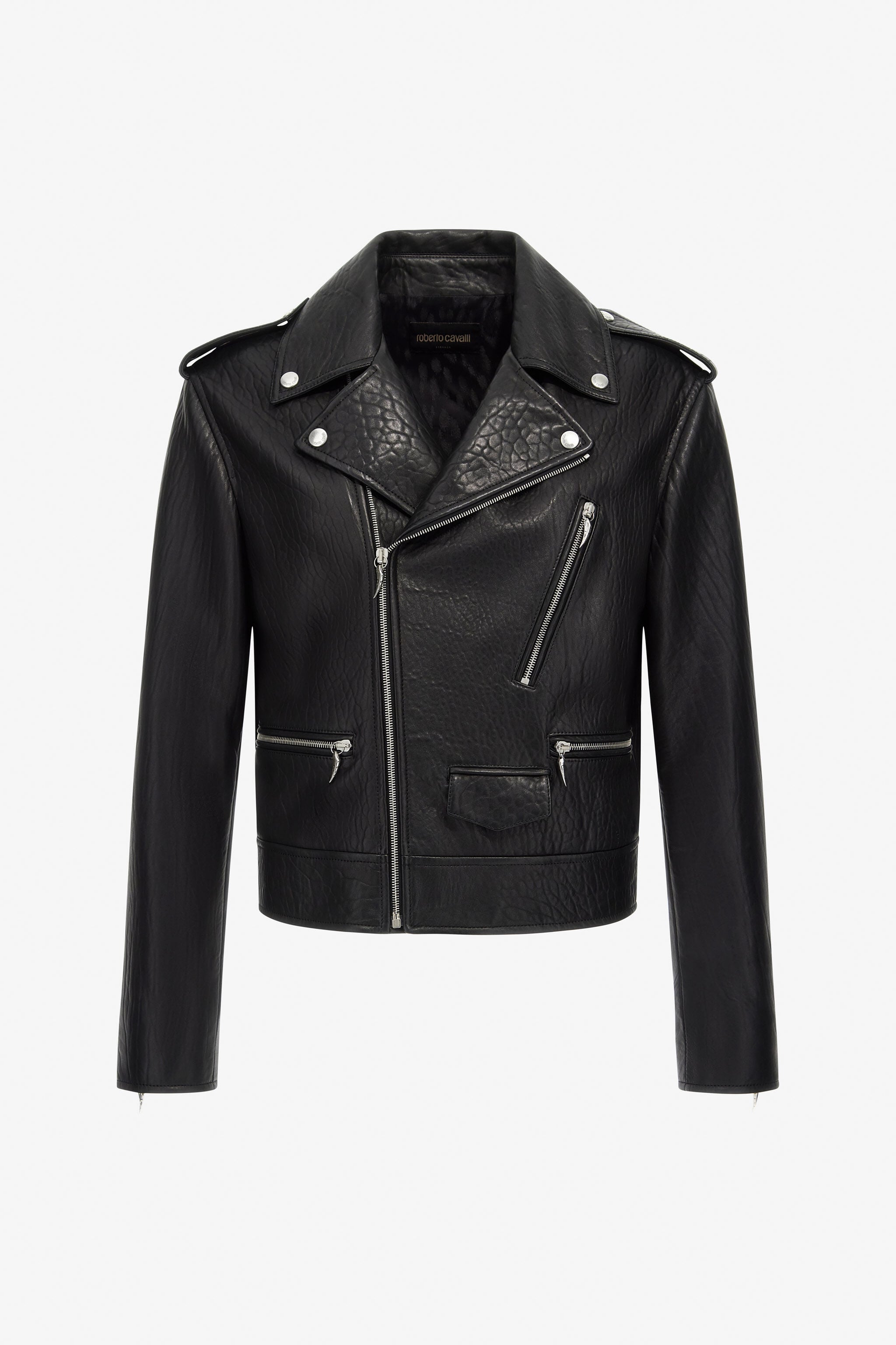 RC Leather Biker Jacket RC Leather Biker Jacket Black TRP870-PN451