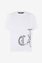 JC White Cotton T-Shirt With Graphic Print JC White Cotton T-Shirt With Graphic Print WHITE UFT054-UF074