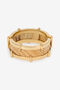 RC Bracelet Doré Avec Pierre Semi-Précieuse Et Clous RC Bracelet Doré Avec Pierre Semi-Précieuse Et Clous L.GOLD/YELLOW TWG003-AM002
