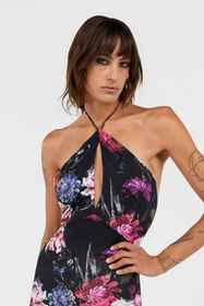 RC Mono con estampado Fiammingo Flowers BLACK/PINK XWT152-LNT77